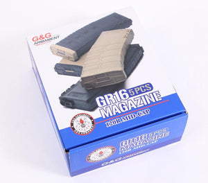 G&G M4 120-Round Midcap AEG Magazines (Tan, 5-pack)