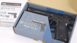Beretta M92 A1 GBB Co2 Gas Pistol (Semi/Full-Auto) - Black