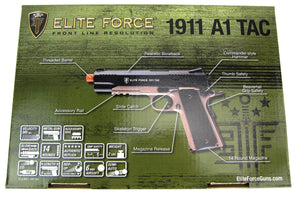 Elite Force 1911 Tactical Blowback Gas Gun (CO2) - Tan