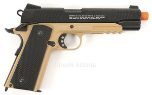 Elite Force 1911 Tactical Blowback Gas Gun (CO2) - Tan – Airsoft Atlanta