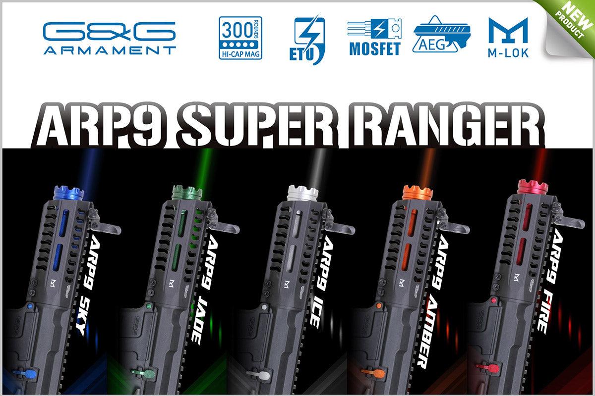 G&G CM16 ARP9 9mm CQB AEG - Super Rangers – Airsoft Atlanta