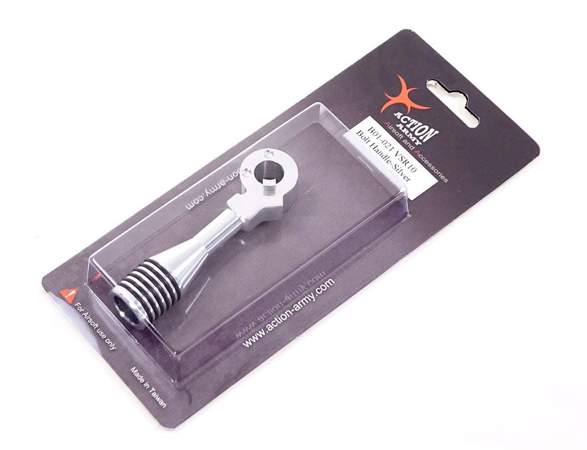 Action Army VSR-10 Bolt Handle - Silver-