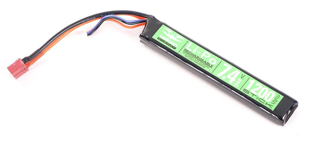 best lipo battery for krytac lvoa-c m4 aeg rifle BCA 7.4v 1250mah 25-50C (M4 Stick)  BlackBlitz Airsoft Longer running time and easy operation than NiCd battery packs. Krytac Warsport LVOA-C Foliage Green