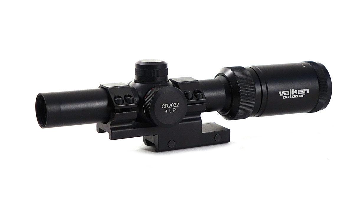 Valken Optics Tactical 1-4x20 Mil-Dot Scope
