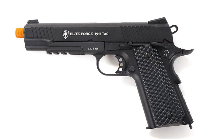 Elite Force 1911 Tactical Blowback Gas Gun (CO2) - Black