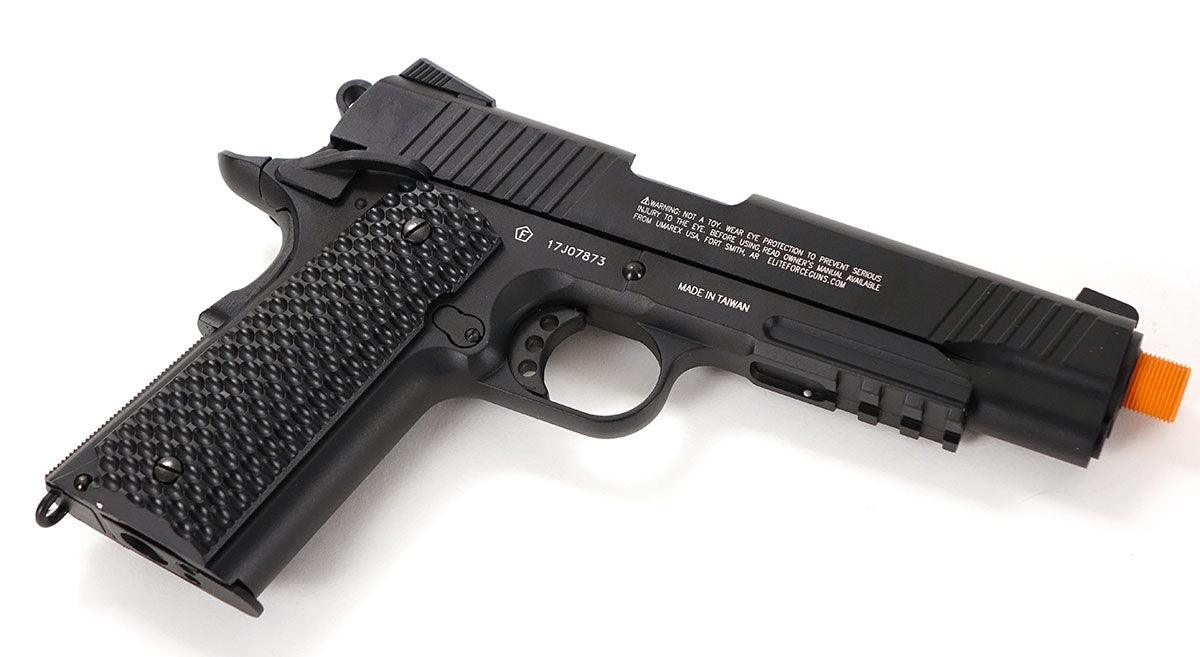Elite Force Blowback CO2 Airsoft Pistol - 1911 Tactical Legacy - Black/Dark  Earth (2280188)
