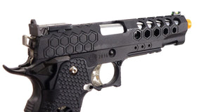 AW Custom HX25 Hi-Capa Green Gas Blowback Pistol - Black