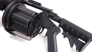 ICS 6-Shot 40mm Airsoft Gas Grenade Launcher - Long