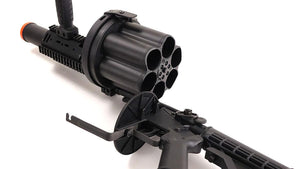 ICS 6-Shot 40mm Airsoft Gas Grenade Launcher - Long