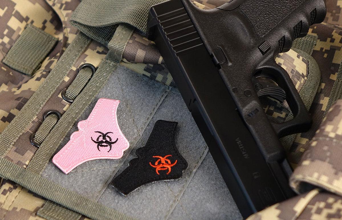 Power Ops Biohazard Logo Panties Patch (Set of 2)