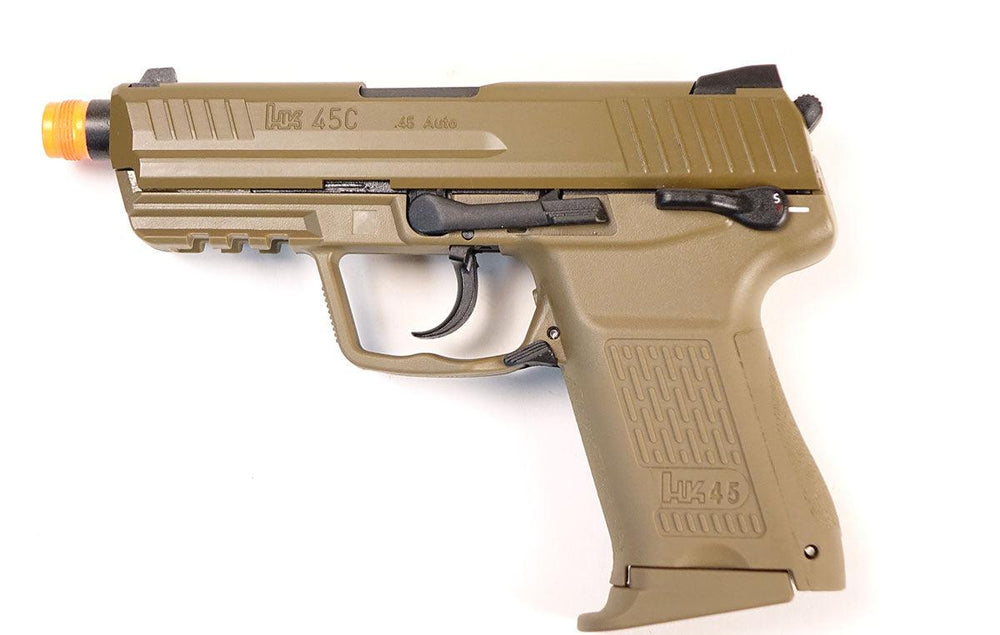 トイガン HK45 VFC HK45CT Compact Green Gas Full Blowback Pistol - Tan – Airsoft