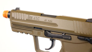 VFC HK45CT Compact Green Gas Full Blowback Pistol - Tan