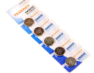 CR2032 Lithium Button Cell Batteries (5-Pack)