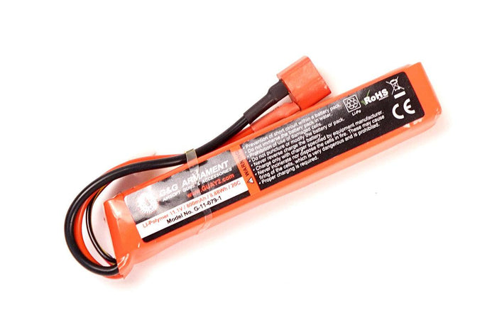 G&G 11.1v Li-Po 800mAh Stick Battery