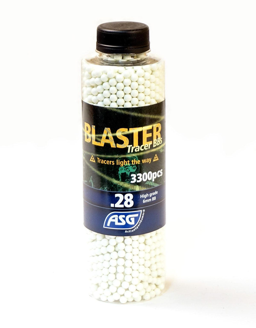 ASG green BBs Tracer 3300 Count Bottle