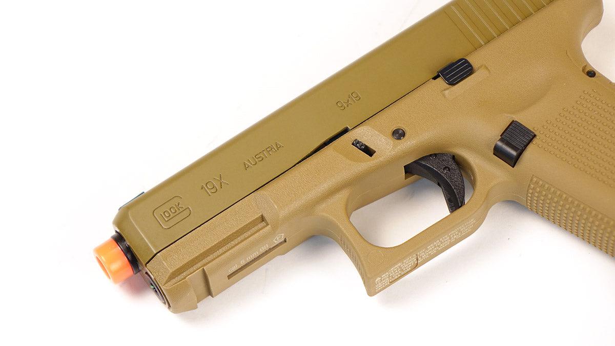 Glock 19x Gas Airsoft Pistol - Coyote Tan VFC (Gen 5 - Full
