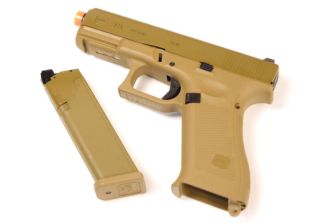 Glock 19x Gas Airsoft Pistol - Coyote Tan VFC (Gen 5 - Full