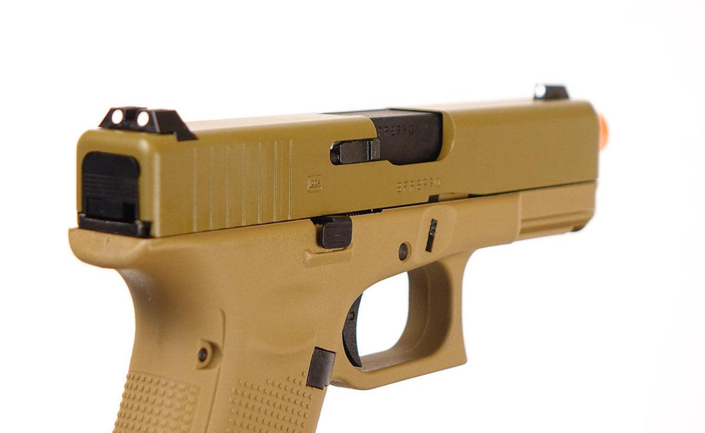 Glock 19x Gas Airsoft Pistol - Coyote Tan VFC (Gen 5 - Full