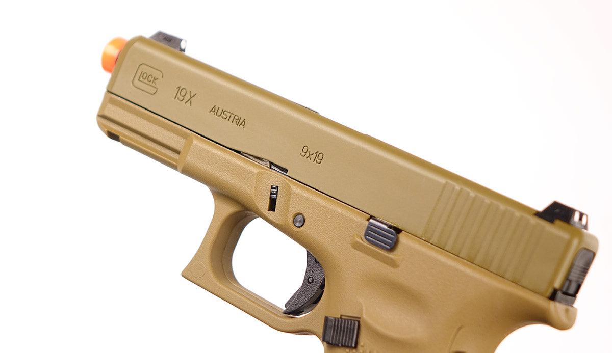 Glock 19x Gas Airsoft Pistol - Coyote Tan VFC (Gen 5 - Full