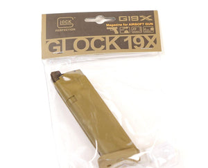 Glock 19x Green Gas Spare Magazine - Tan (Full Blowback)