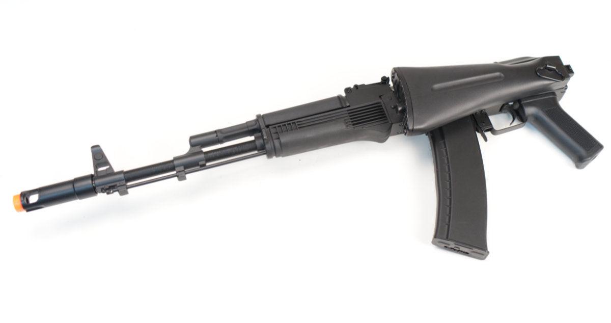 ASG AK-47 Arsenal Full Stock AEG - M7T Black RIS Model – Airsoft Atlanta