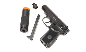 ASG PM2 ICS non-blowback Co2 Gas Pistol w/Suppressor