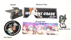 WGW Weapons Grade Waifus Sticker Slap