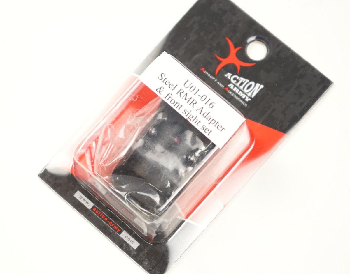 Action Army AAP01 GBB Part - Steel RMR Adapter and Front Sight Set ...
