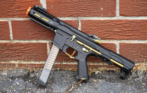 G&G CM16 ARP9 9mm CQB AEG - STEALTH GOLD