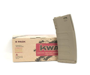 KWA M4 120-round Midcap AEG Magazine (6-pack K120)