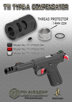 TTI Type-A Compensator (14mm CCW)