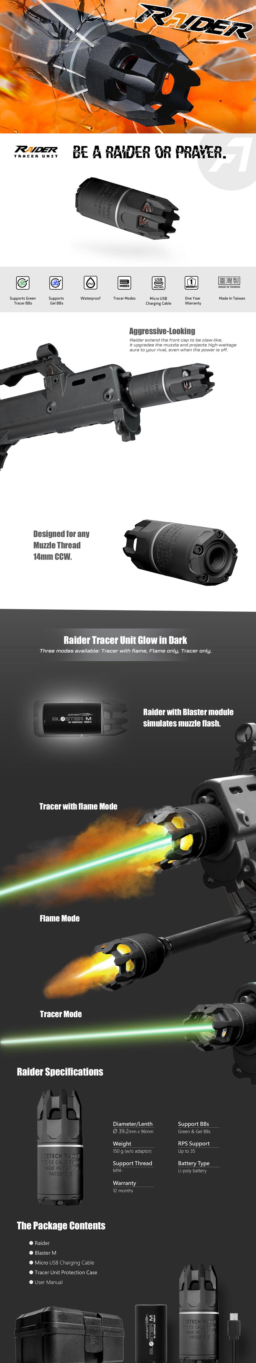 Acetech Raider BLASTER-M Tracer